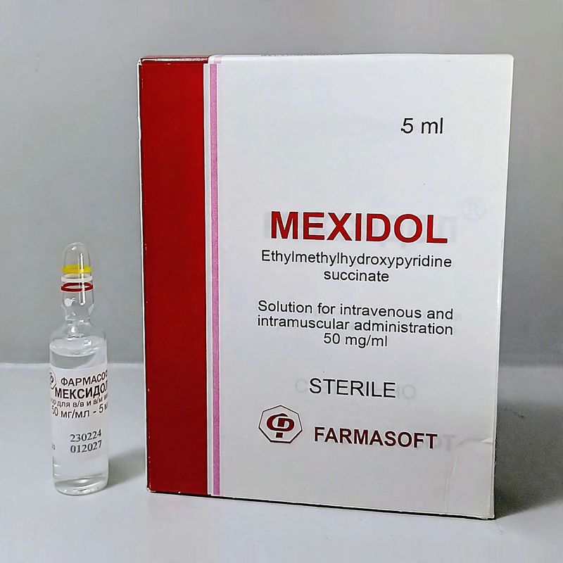 Mexidol 50mg/mL – 5mL Ampules (Box of 5)