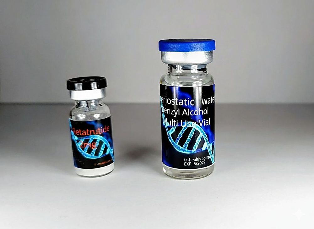 Retatrutide 2mg or 6mg with Bacteriostatic Water