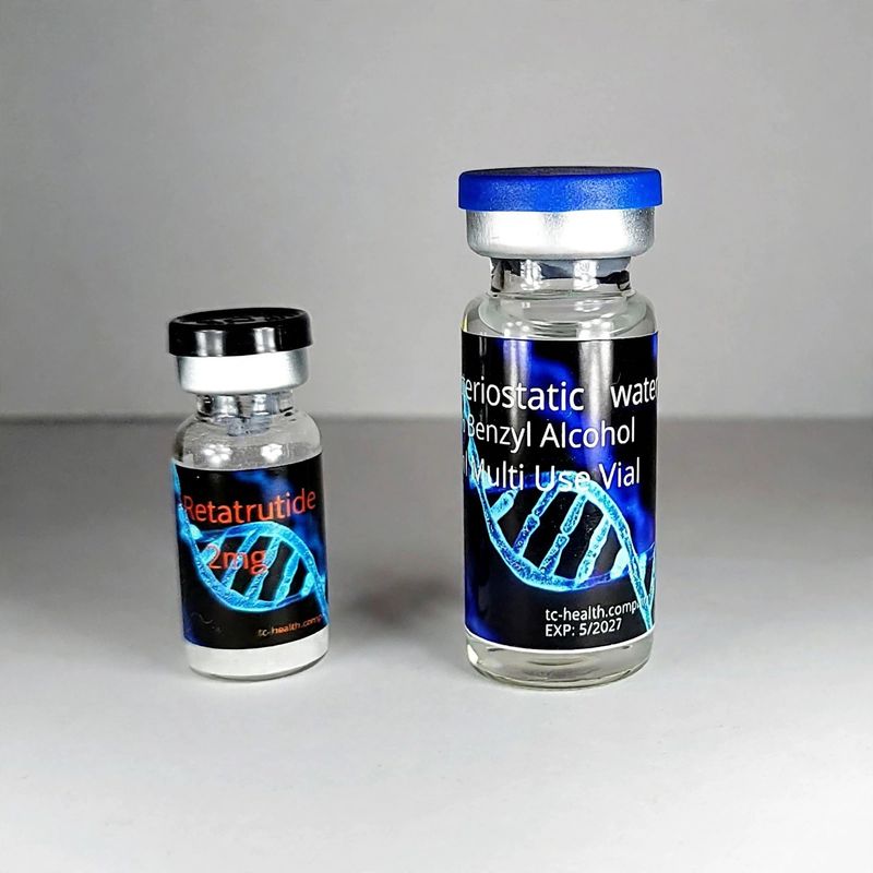 Retatrutide 2mg, 5mg, 10mg,  20mg with Bacteriostatic Water