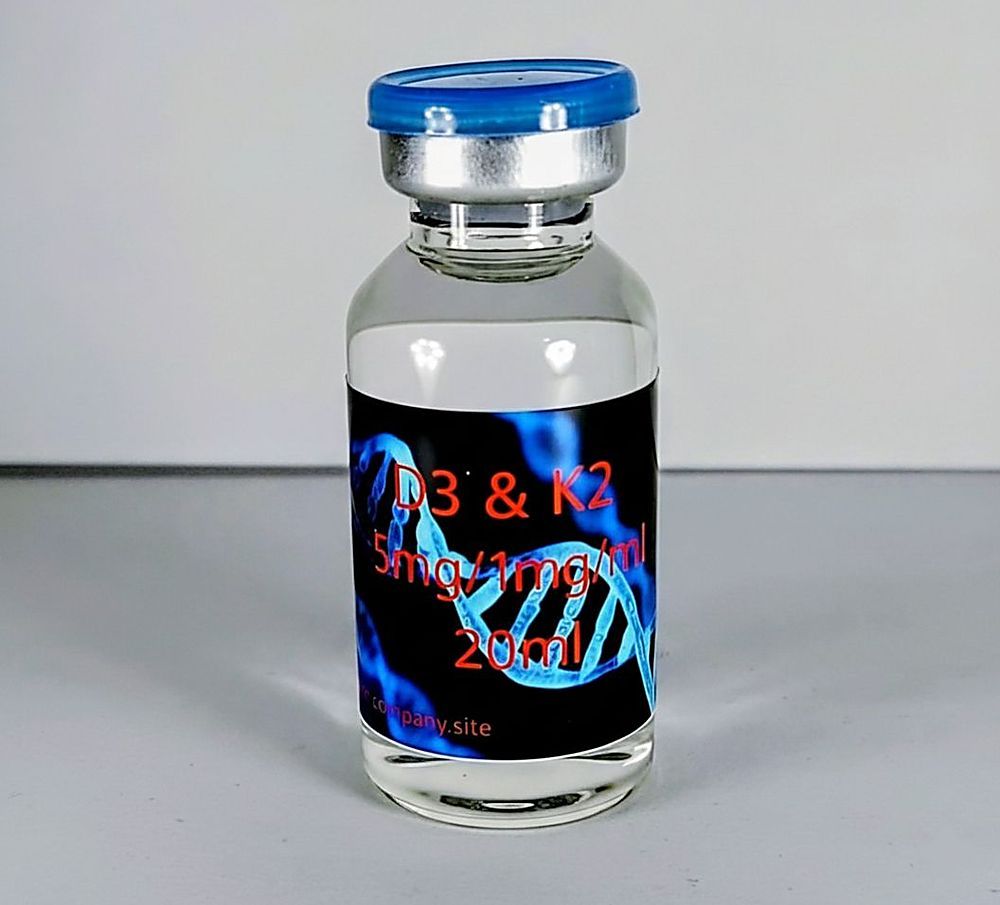 Vitamin D3 &amp; K2 5mg/1mg/mL (Oil)