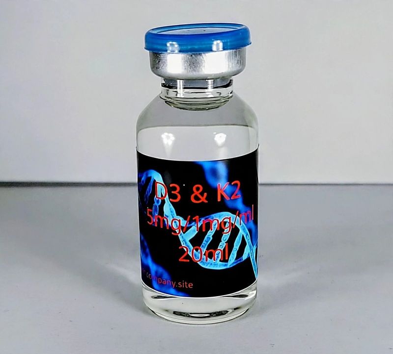 Vitamin D3 &amp; K2 5mg/1mg/mL (Oil)