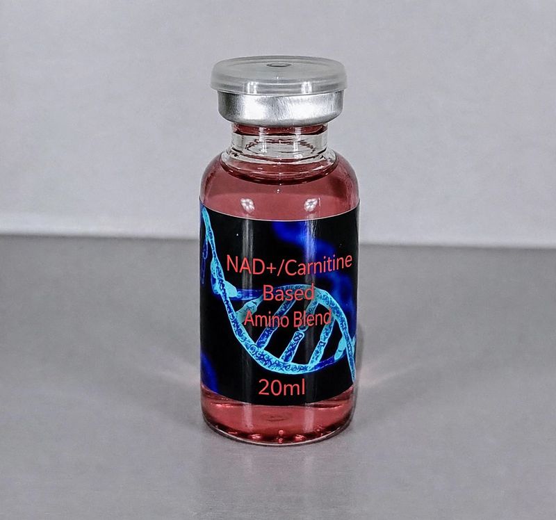 NAD+ Carnitine amino blend vial – TC Health product photo