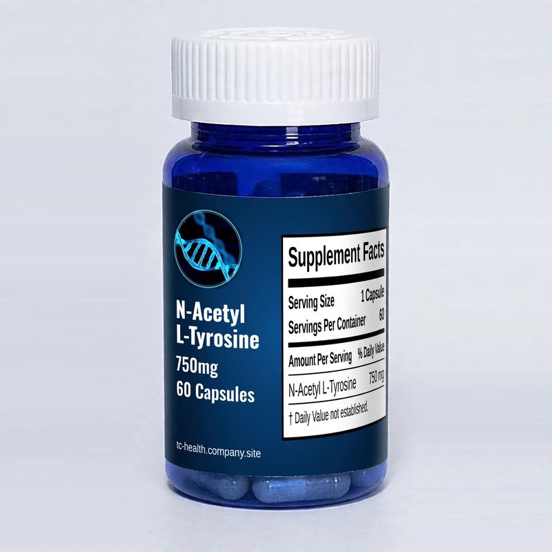 N-Acetyl L-Tyrosine 750mg – 60 Capsules