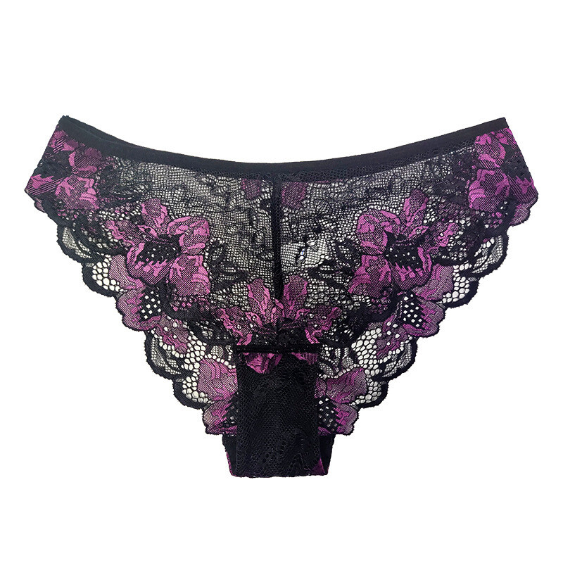 Black and Purple Underwear