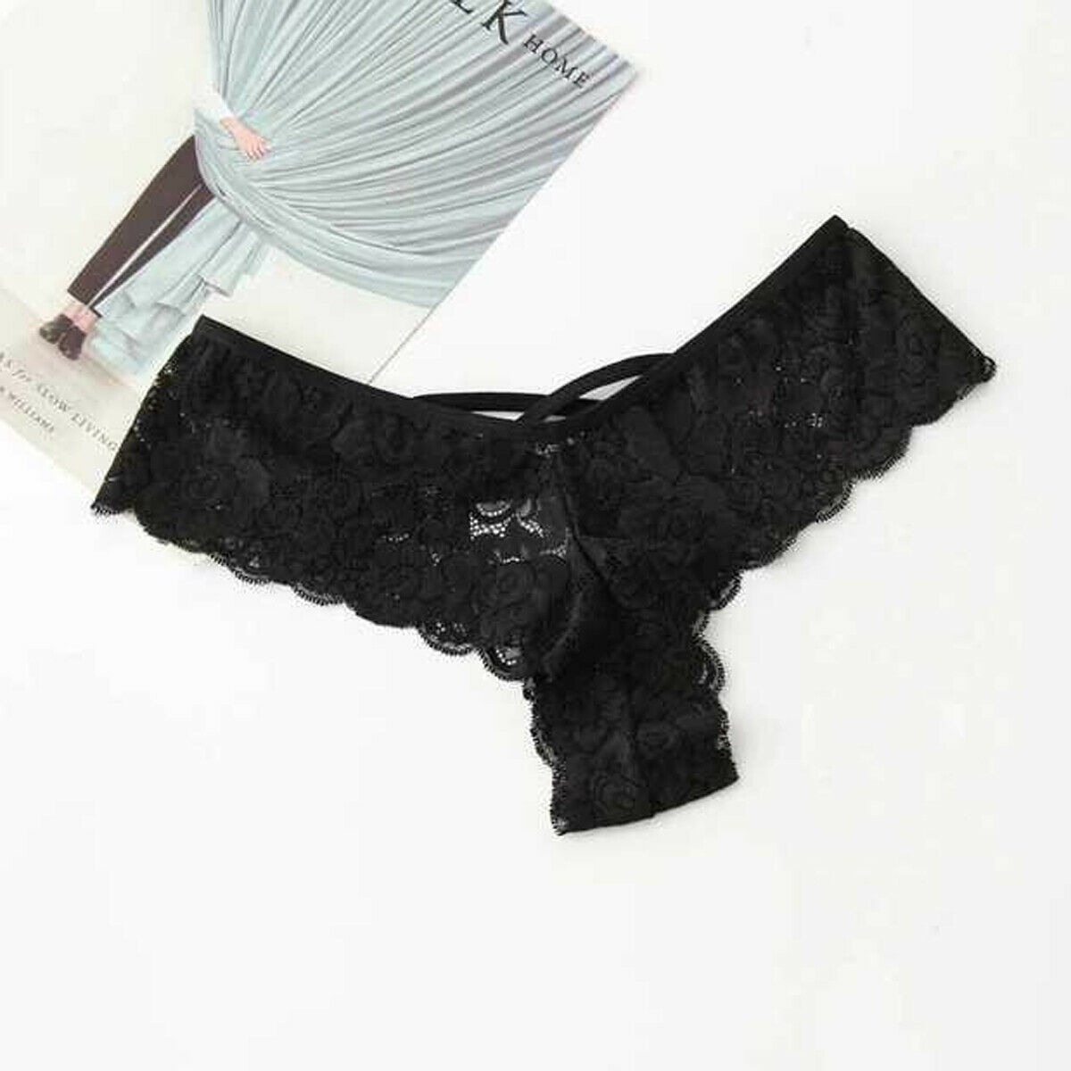 See Through Lace Low  Waist Panty