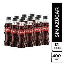 Coca cola zero 400 ml x 12 unds