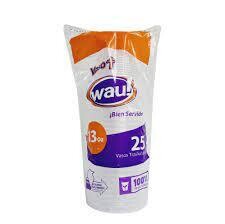 Vaso plastico wow 13 onz x 37 und