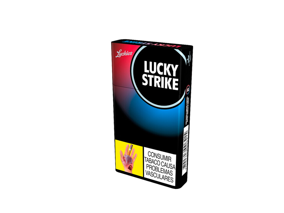 LUCKY AZUL-ROJO MEDIOS X 10