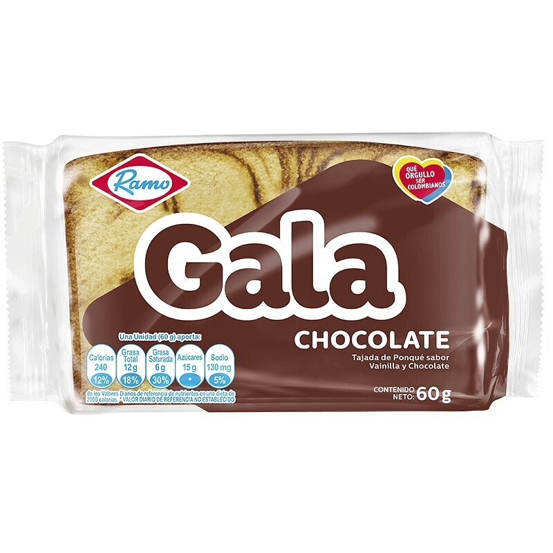 GALA CHOCOLATE 60 GR