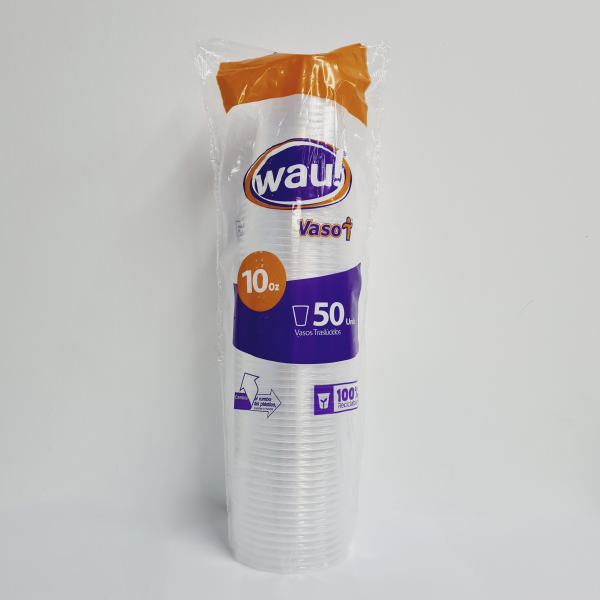 VASO PLASTICO WOW 10 ONZ X 50