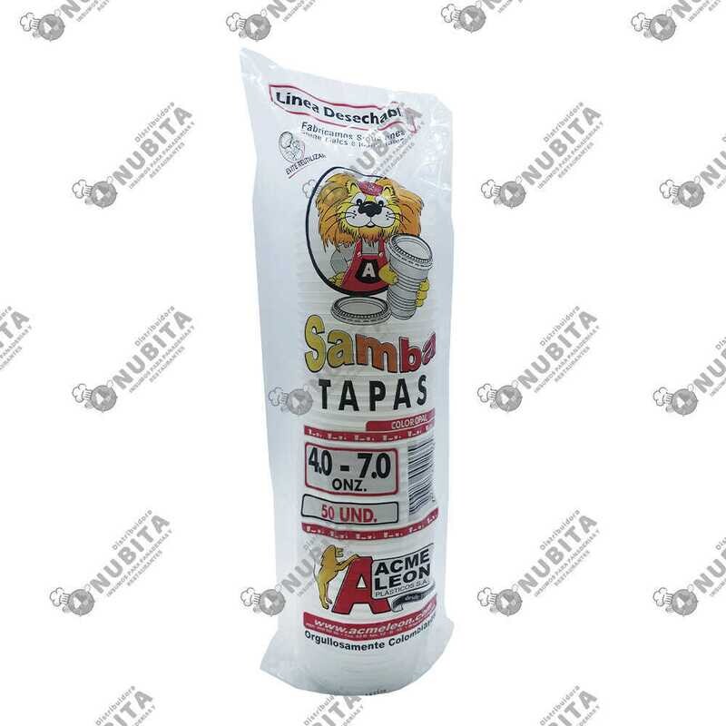 Tapa vaso acme 4-7 onz x 50 und
