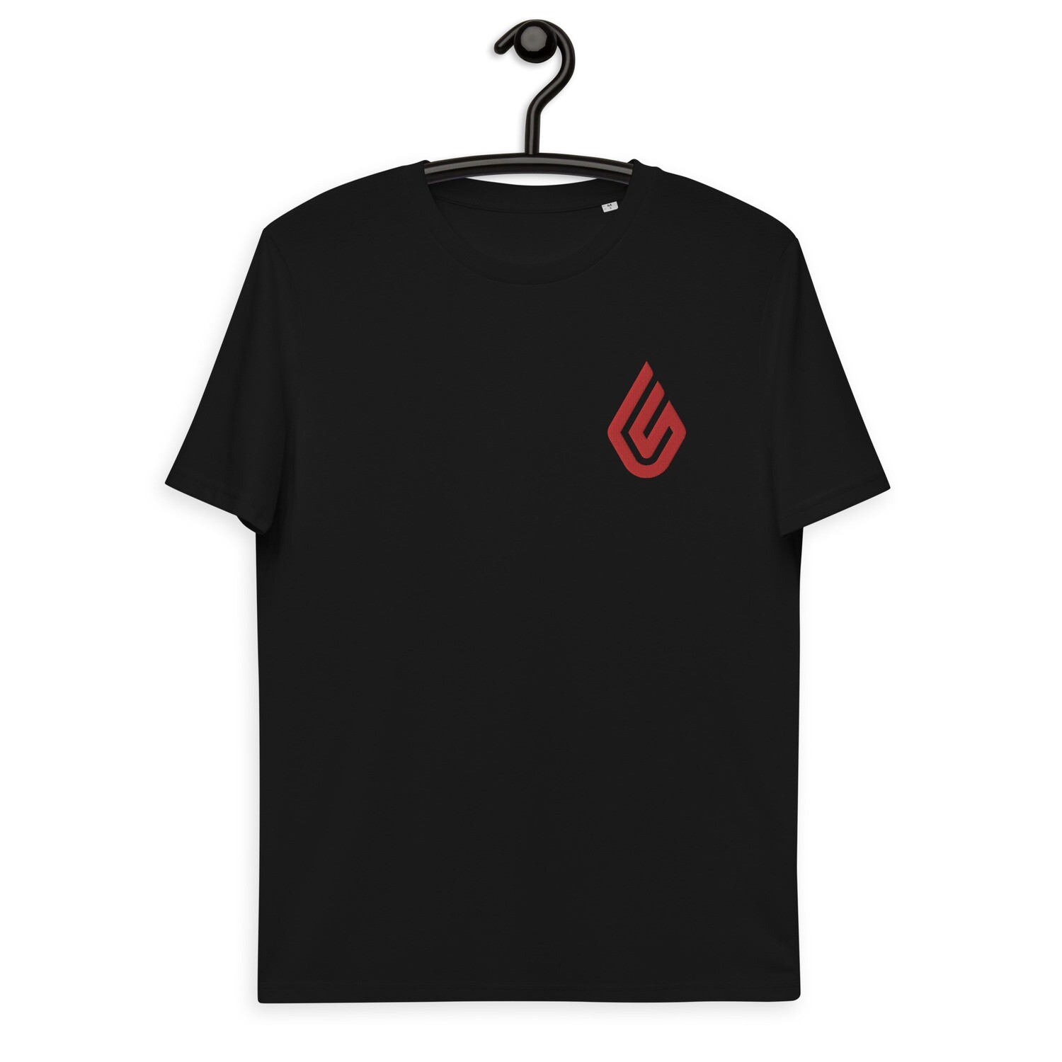 Unisex organic cotton t-shirt, Color: Black, Size: S