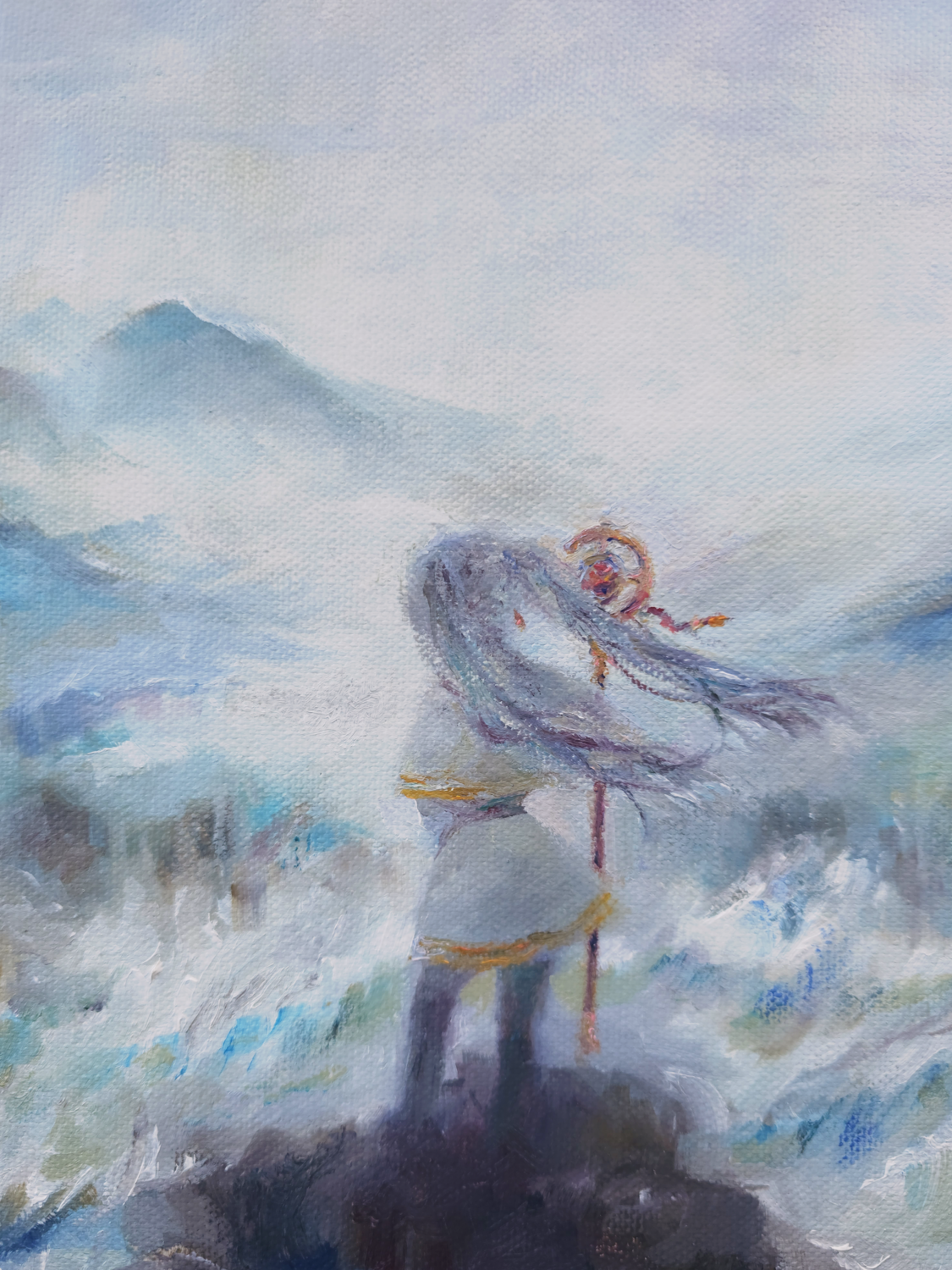 Wanderer above the Sea - 20 × 30