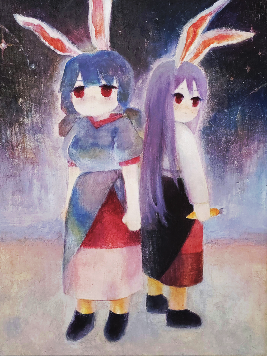 Contemplating the Moon - 50 x 40