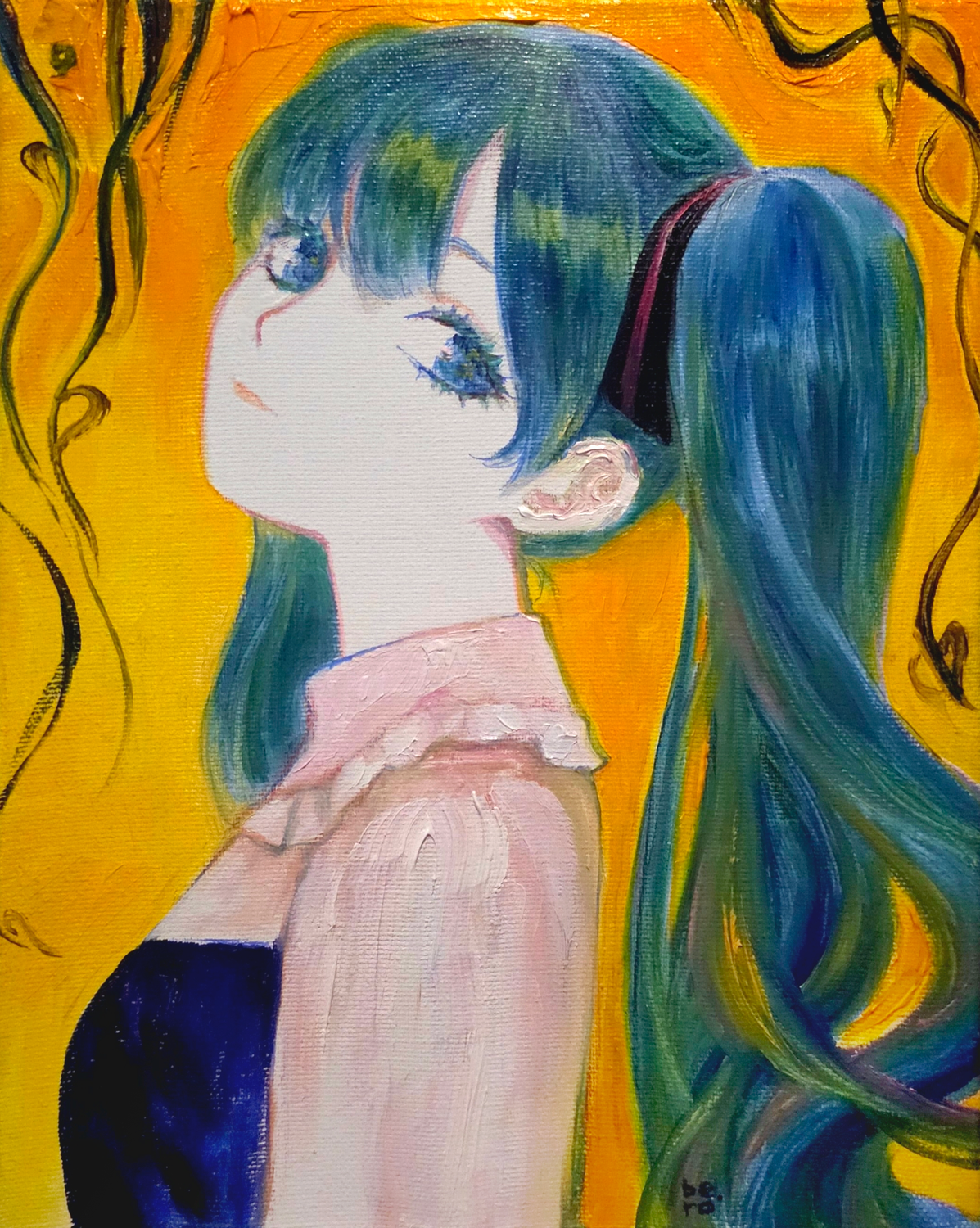 Portrait of Miku - 24 × 30