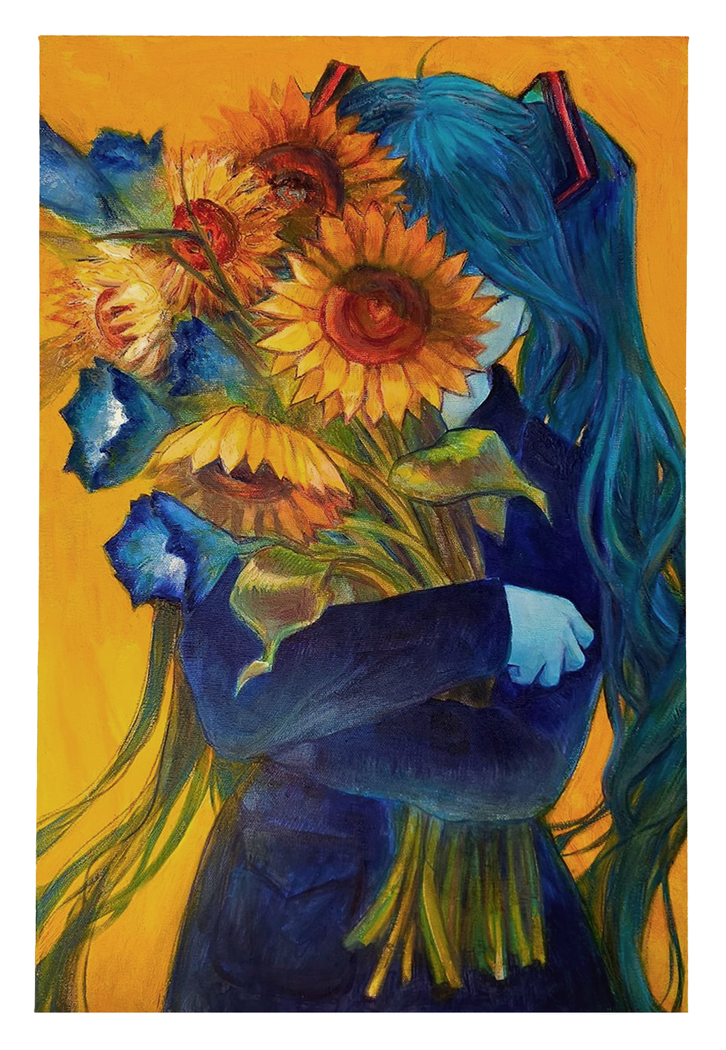 Ipomoea Blues  - 40 × 60