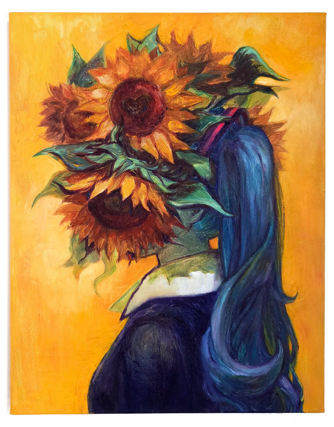 Sunflower Migraine - 35 × 45
