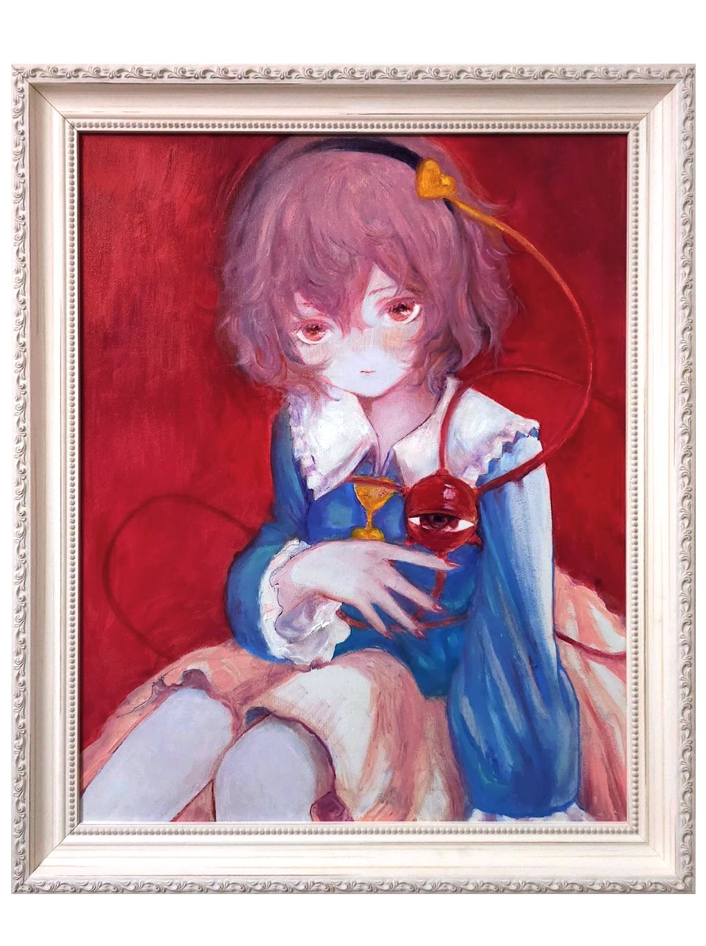 Satori in Crimson - 40 × 50