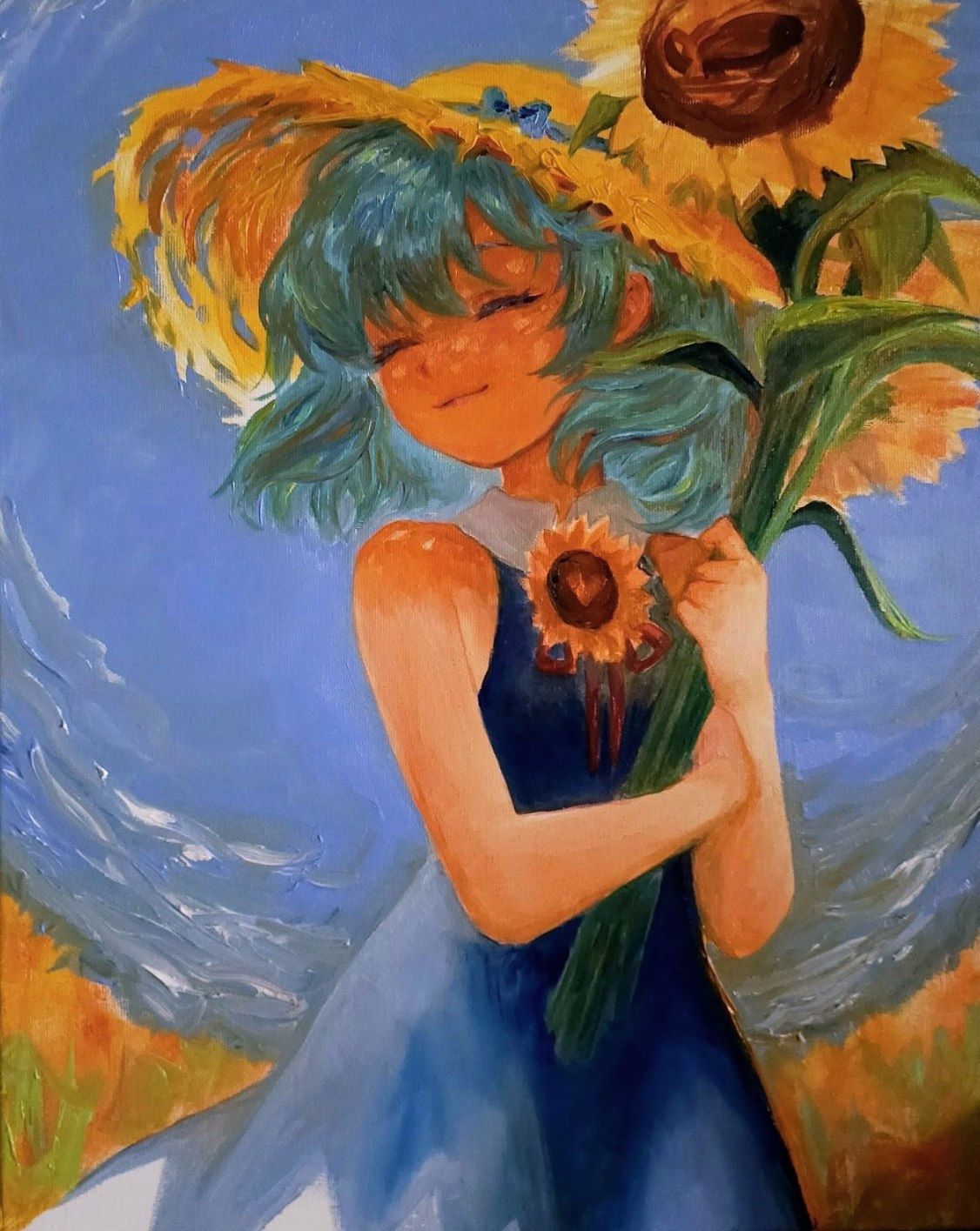 Sunbeam Fairy Cirno - 40 × 50