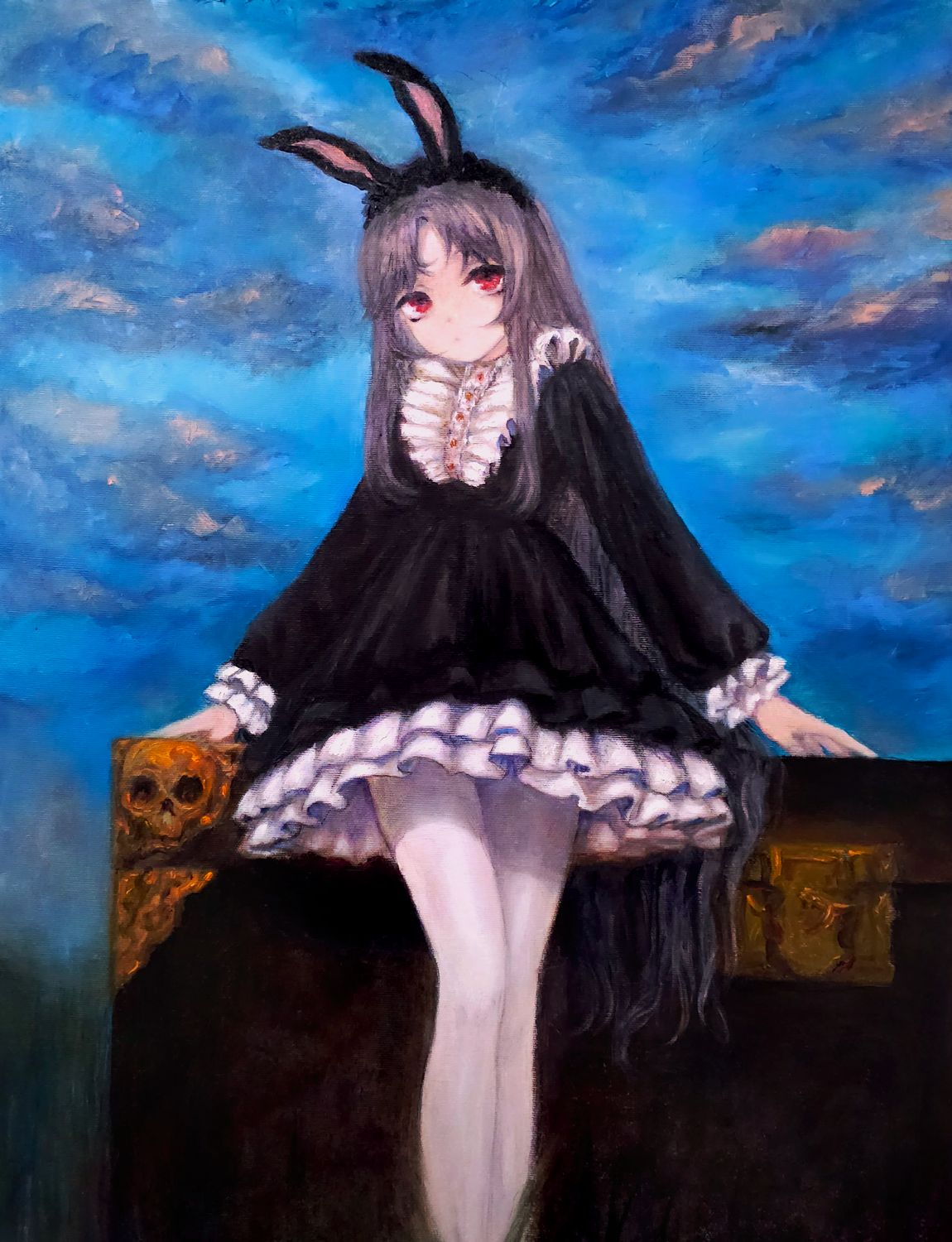 The Rabbit’s Treasure Trove - 70 × 50