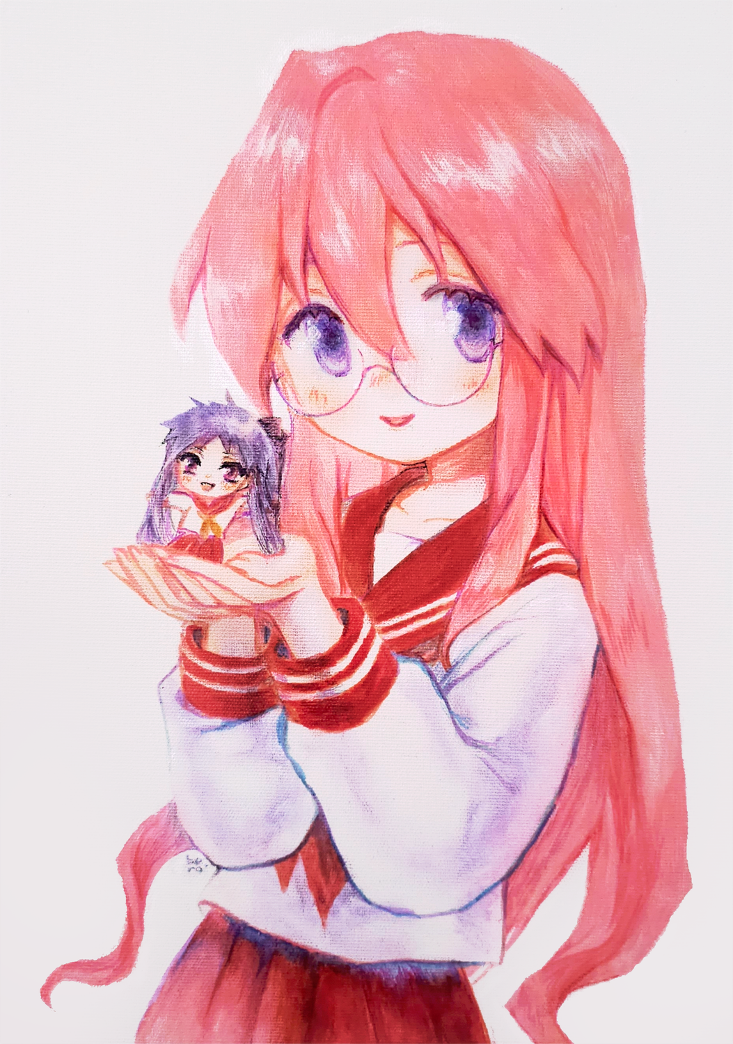 Kagami and Miyuki! - 30 × 40