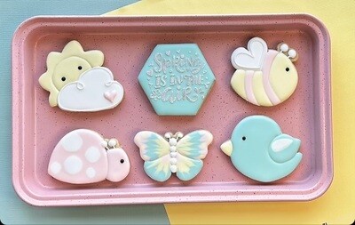 Cookie Decorating Class - April 15, Monday 2024
(7-9pm, In store)