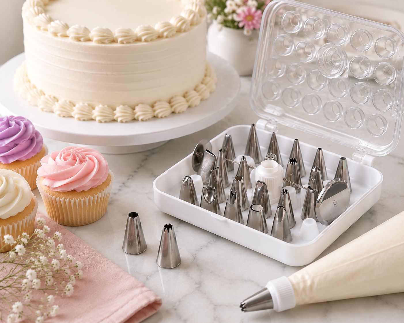 Beginner Cake Decorating Class-August 4th, 2026 7-9pm, 4 week course Beginner Cake Decorating Class-August 4th, 2026 7-9pm, 4 week course