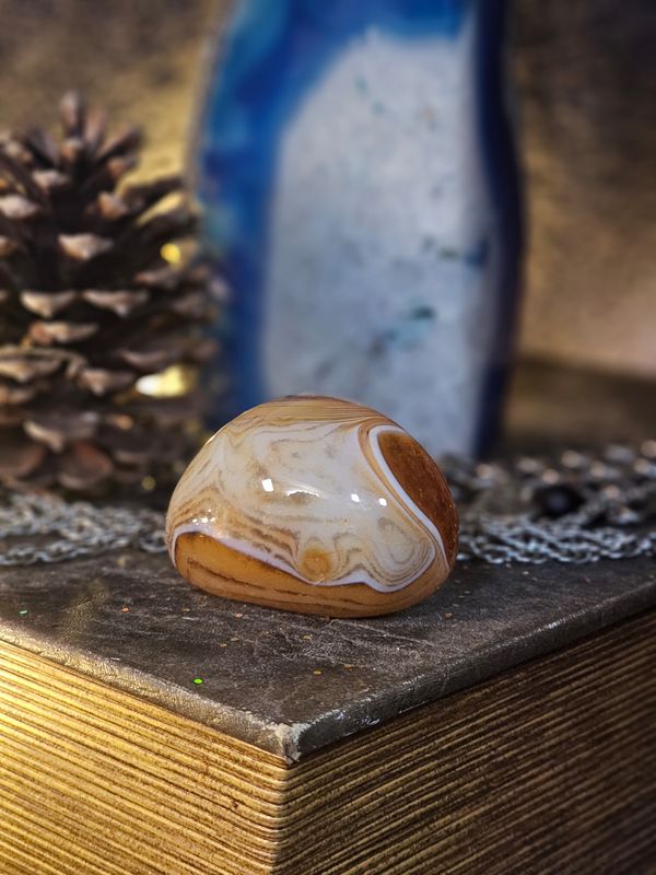 Carnelian Palm Stone