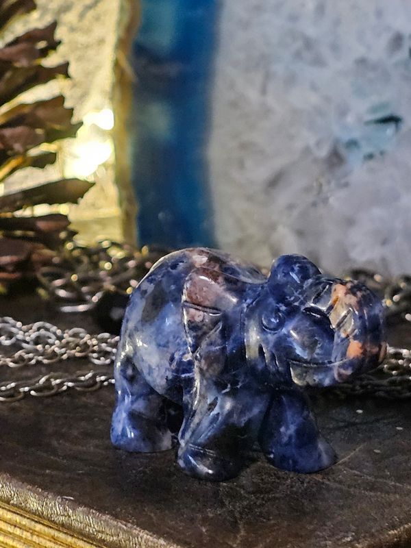 Sunset Sodalite Elephant