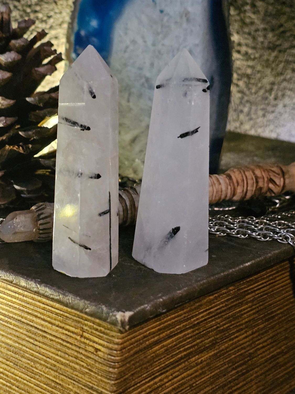 Tourmalinated Quartz Tower