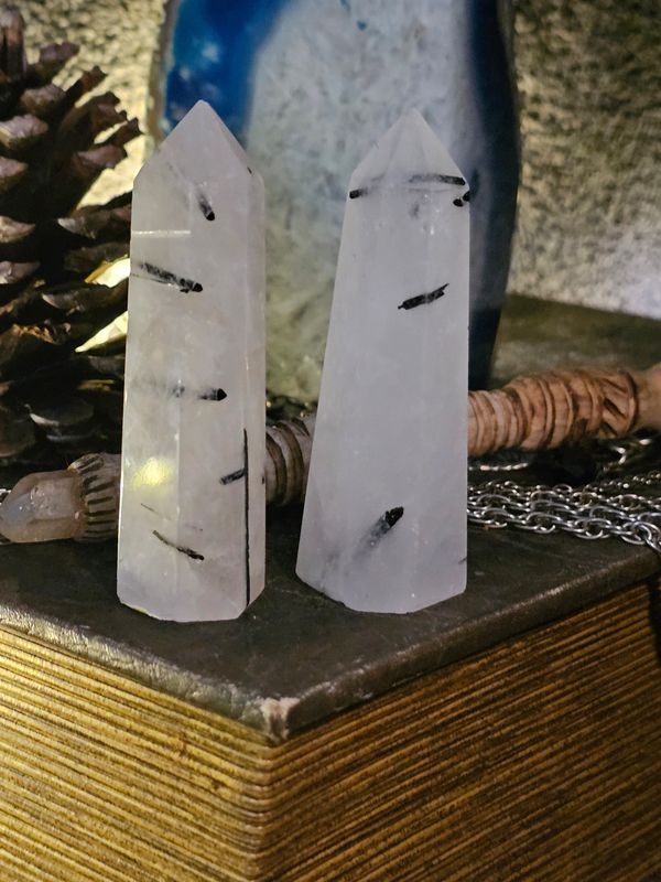 Tourmalinated Quartz Tower