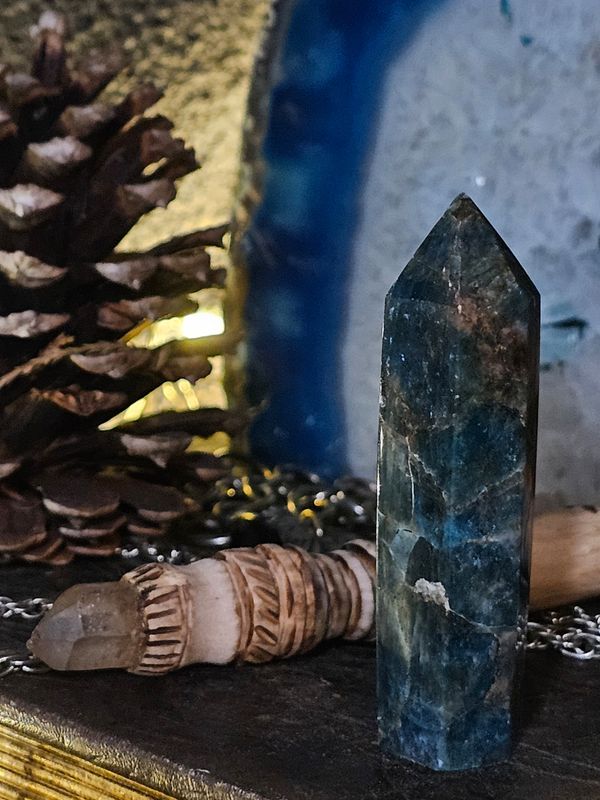 Blue Apatite Tower