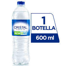 AGUA CRISTAL 600ML x24