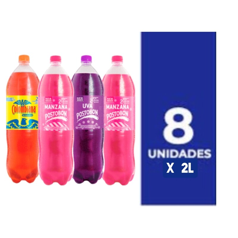 POSTOBON 2LT X8