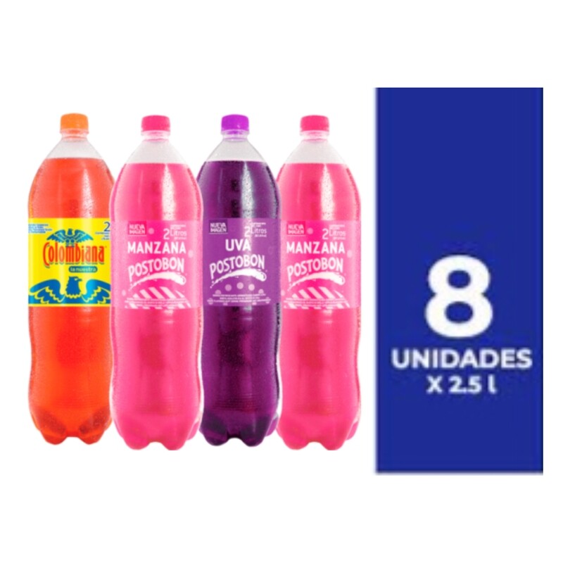 POSTOBON 2.5L X8