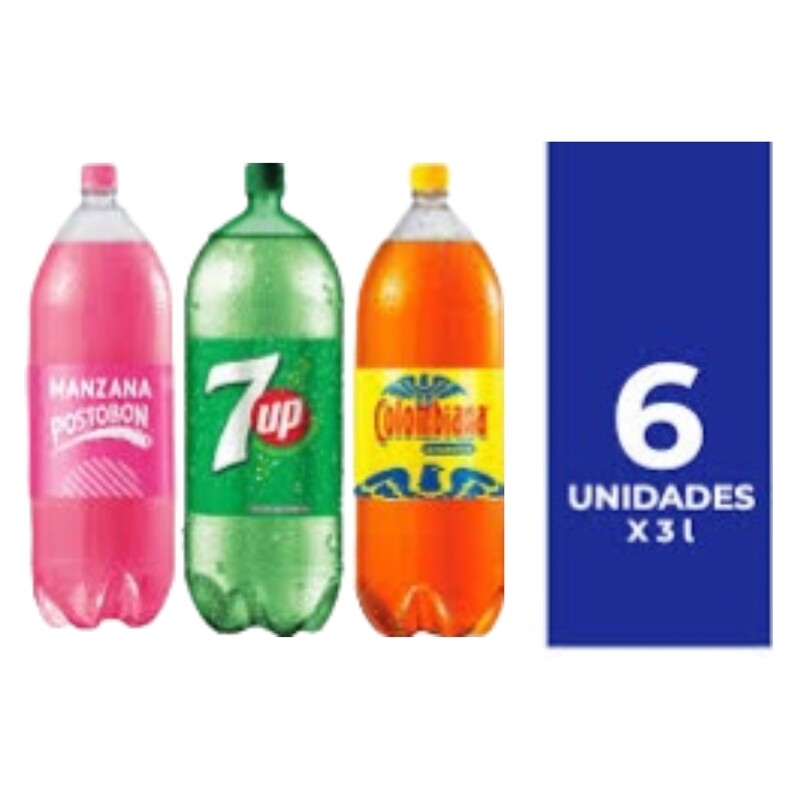 POSTOBON 3LITROS X6