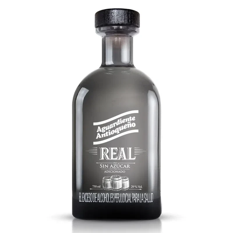 Aguardiente Antioqueño Real Botella caja x 6