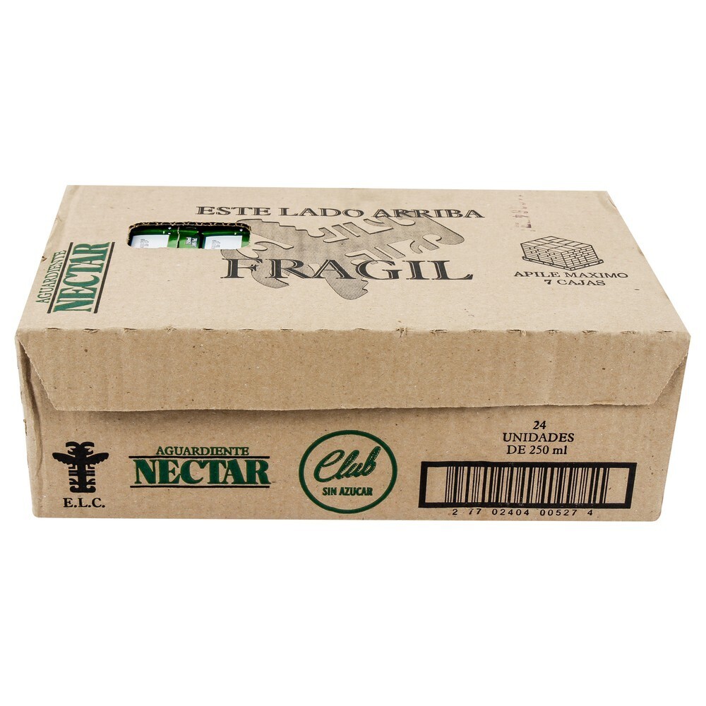 Aguardiente Nectar Club 1/4 caja x 24