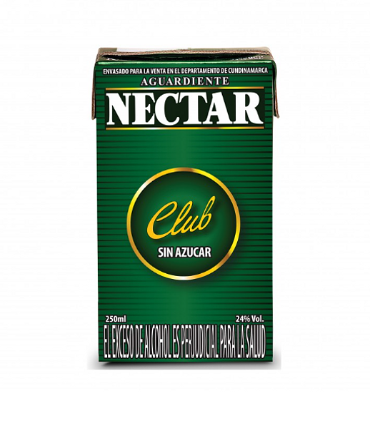 Aguardiente Nectar Club Media caja x 30