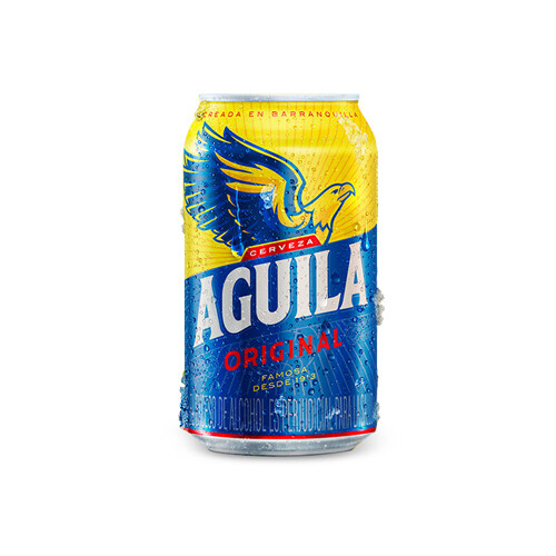 Cerveza Águila lata x 330 ml