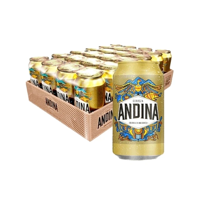 Cerveza Andina lata x 330 ml caja X 24