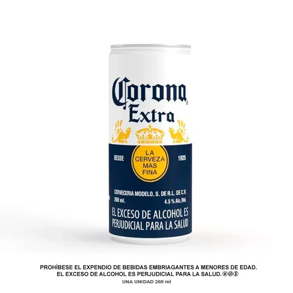 Cerveza coronona lata 269 ml