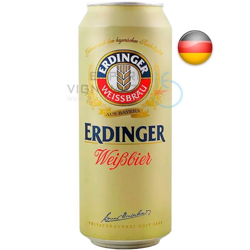 Cerveza erdinger lata 500 ml