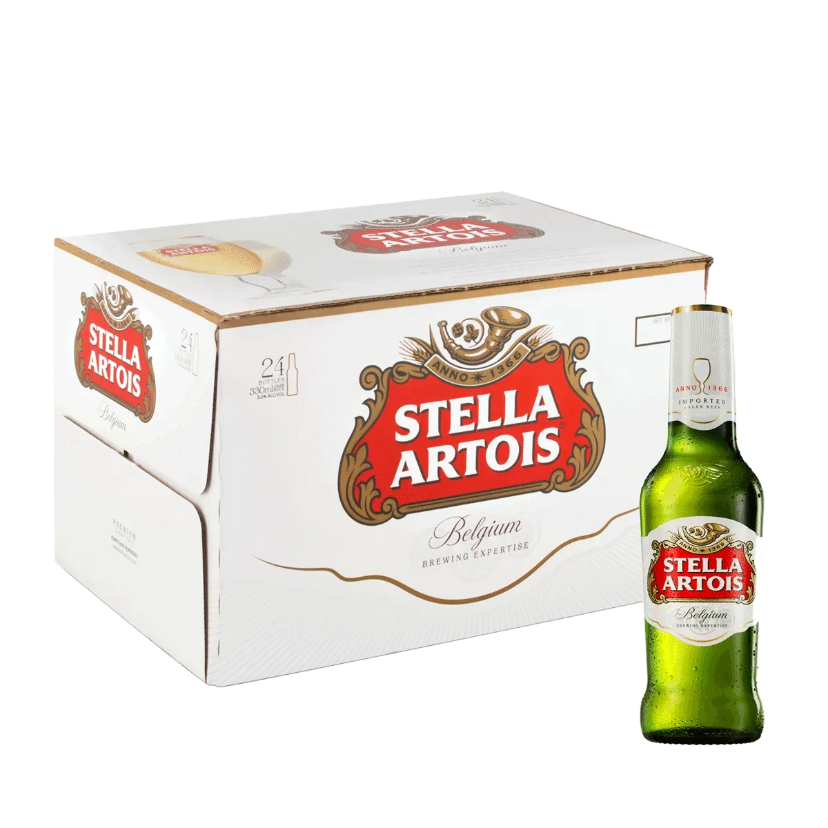 Cerveza stella artios botella caja x 24
