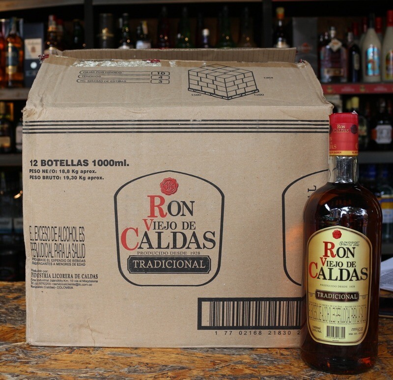 Ron Viejo de Caldas Botella caja x 12