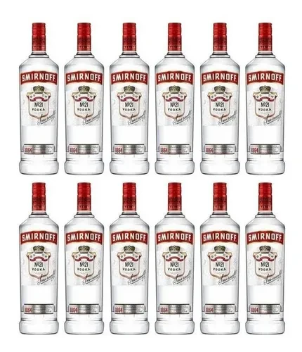Vodka Smirnoff  700 ml caja x 12