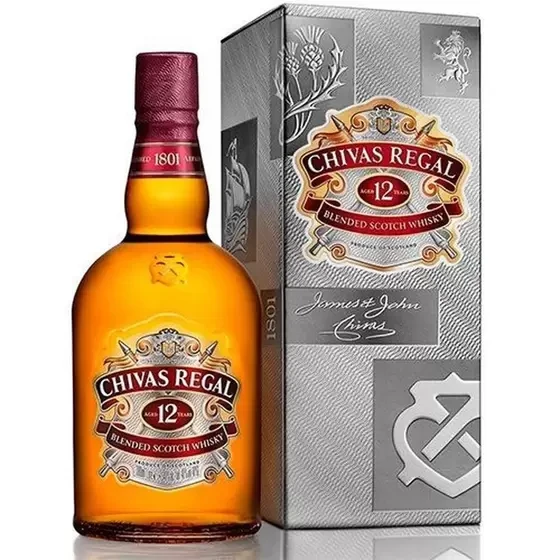Whisky Chivas Regal 12 1000 ml caja x 12