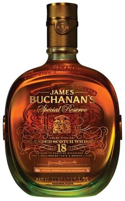 Whisky Buchanan&#39;s 18 botella caja x 6