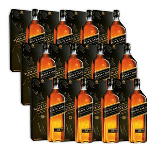 Whisky double black Johnnie Walker Botella caja x 12