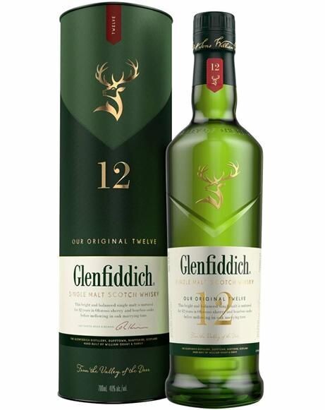 Whisky Glenfiddich  12 botella caja x 12